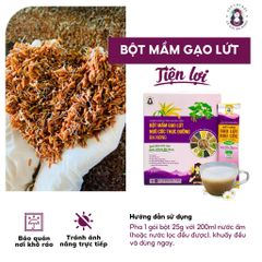 Bột mầm gạo lứt ăn sáng (tiện lợi, có đường)