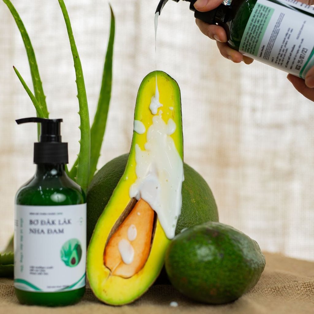 Kem xả bơ nha đam phục hồi tóc hư tổn