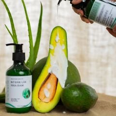 Kem xả bơ nha đam phục hồi tóc hư tổn