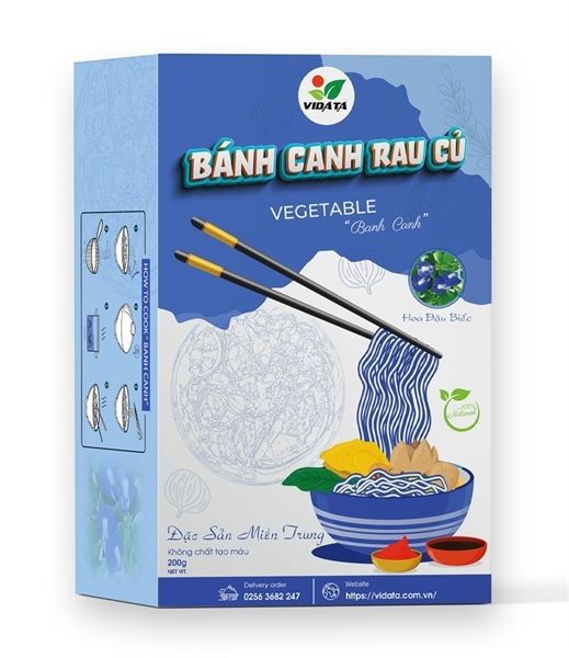 Bánh canh gạo hoa dậu biếc