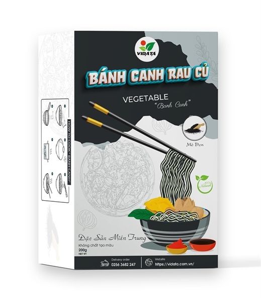 Bánh canh gạo mè đen