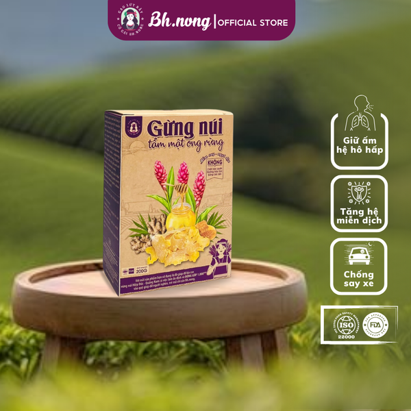Mứt gừng núi tẩm mật ong