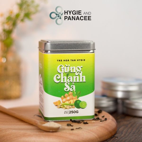 Trà hòa tan GỪNG CHANH SẢ HYGIE