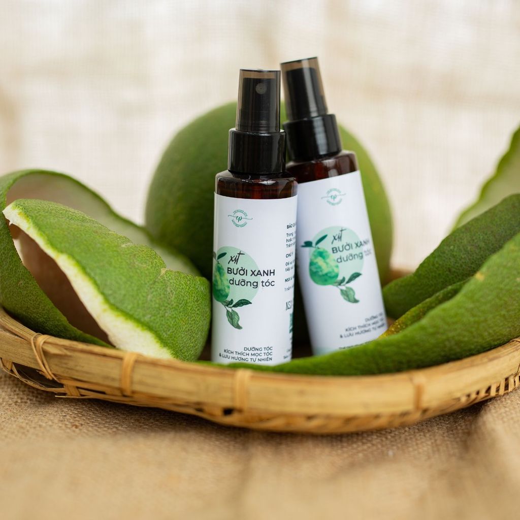 Xịt bưởi xanh dưỡng mọc tóc