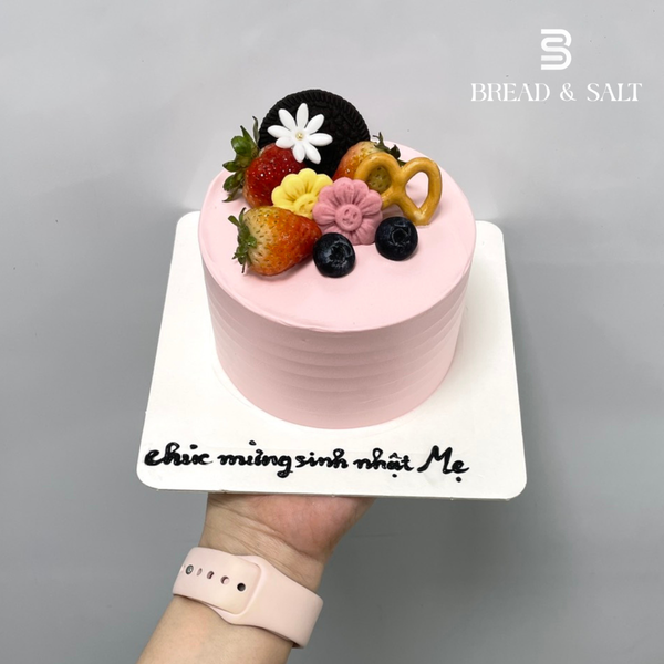 Bánh Kem Bento Mẫu Hồng Pastel Dễ Thương