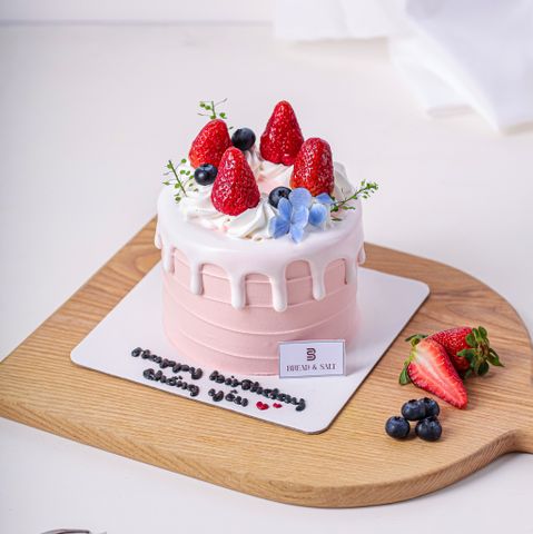 Bánh Kem Bento Hồng Kem Chảy