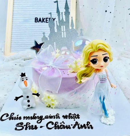 Bánh Sinh Nhật Dành Cho Bé Gái Mẫu Công Chúa BG001