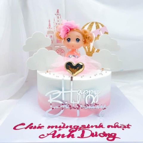 Bánh Sinh Nhật Dành Cho Bé Gái Mẫu Công Chúa BG003