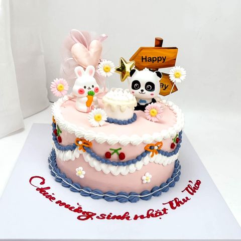 Bánh Sinh Nhật Dành Cho Bé Gái Mẫu Công Chúa BG005