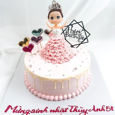 Bánh Sinh Nhật Dành Cho Bé Gái Mẫu Công Chúa BG006