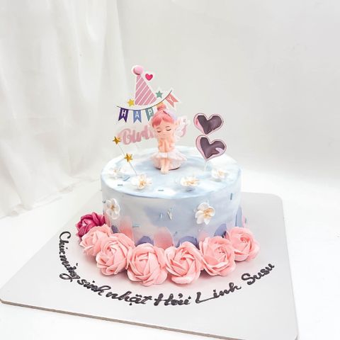 Bánh Sinh Nhật Dành Cho Bé Gái Mẫu Công Chúa BG007