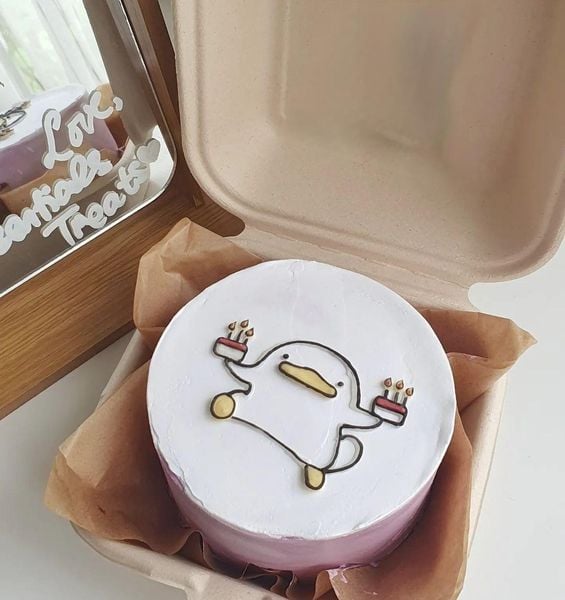 Bánh Bento Meme Vịt Dễ Thương