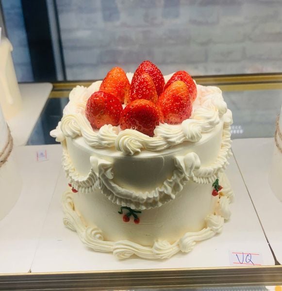 Bánh Kem Bento Dâu Tây Dễ Thương