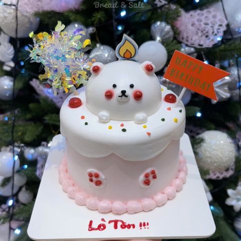 Bánh Kem Bento Gấu Dễ Thương