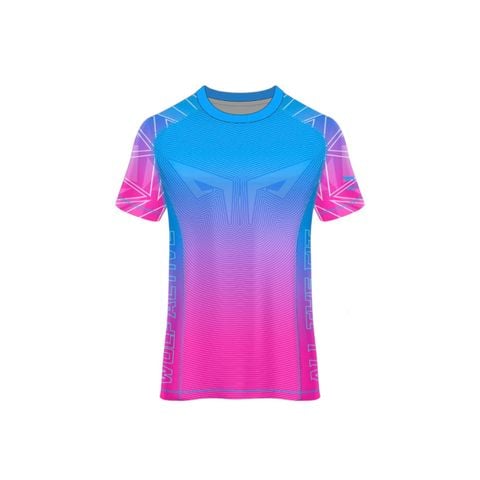 Áo Thun Nữ Chạy Bộ Wolf Active Signature 2025, Chất Vải Wolf Active