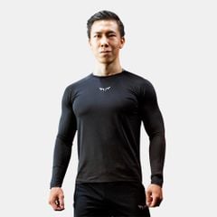 Áo Dài Tay Nam Wolf Active Powerfit V1 185, Áo Giữ Nhiệt Thể Thao, Áo Tập Gym Body Chất Vải Dày Dặn, Mềm Mịn