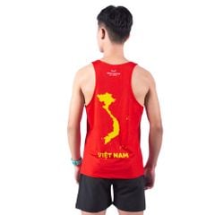 Áo Ba Lỗ Chạy Bộ Nam Nữ Wolf Active Cờ Đỏ Sao Vàng 93, Chất Liệu Active Max Cao Cấp, Thoáng Khí, Mềm Mịn, Co Giãn 4 Chiều