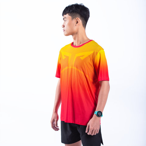 Áo Thun Chạy Bộ Nam Wolf Active Run Original 33,Chất Vải Wolf Active Cao Cấp Siêu Nhẹ, Nhanh Khô, Co Giãn 4 chiều