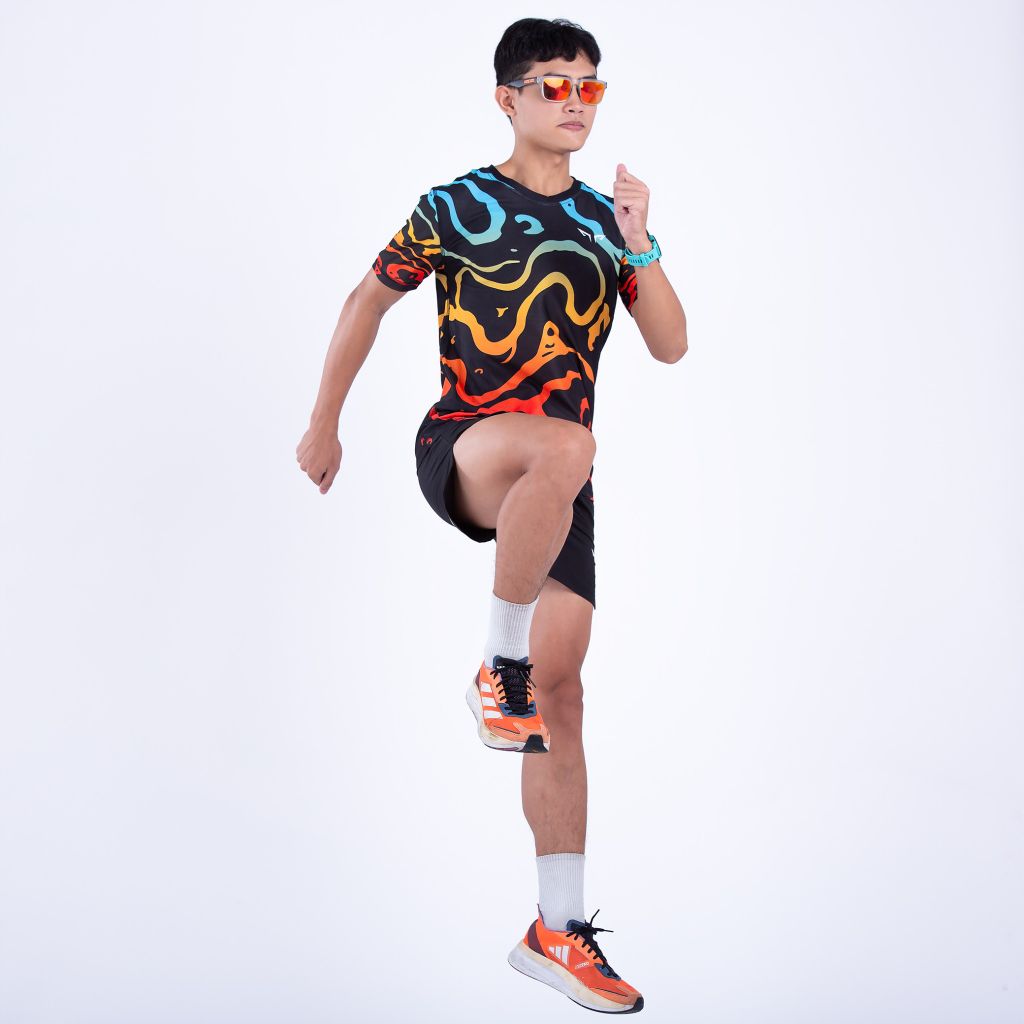 Áo Chạy Bộ Nam Wolf Active Mạch Ngầm 28, Chất Vải Wolf Active Nhẹ, Nhanh Khô, Thoáng Khí