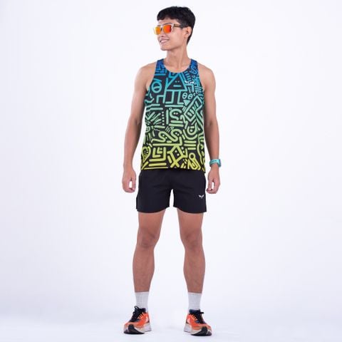 Áo Singlet Chạy Bộ Wolf Active Vui Vẻ 1 - 36, Áo Chạy Bộ Cao Cấp, Quick Dry, Nhanh Khô, Co Giãn 4 Chiều