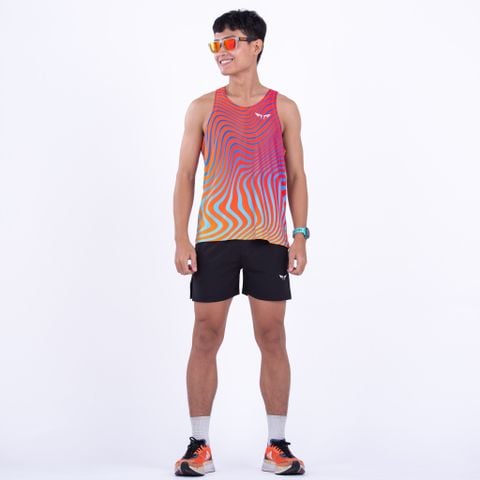 Áo Singlet Chạy Bộ Wolf Active Vui Vẻ 2 - 35, Áo Chạy Bộ Cao Cấp, Quick Dry, Nhanh Khô, Co Giãn 4 Chiều