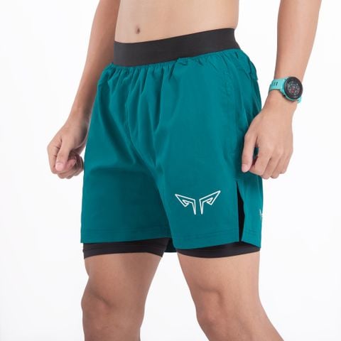 Quần 2 Lớp Chạy Bộ, Tập Gym Wolf Active Essential V1 110, Quần 2 Lớp Chạy Bộ, Tập Gym, Chất Vải Cao Cấp