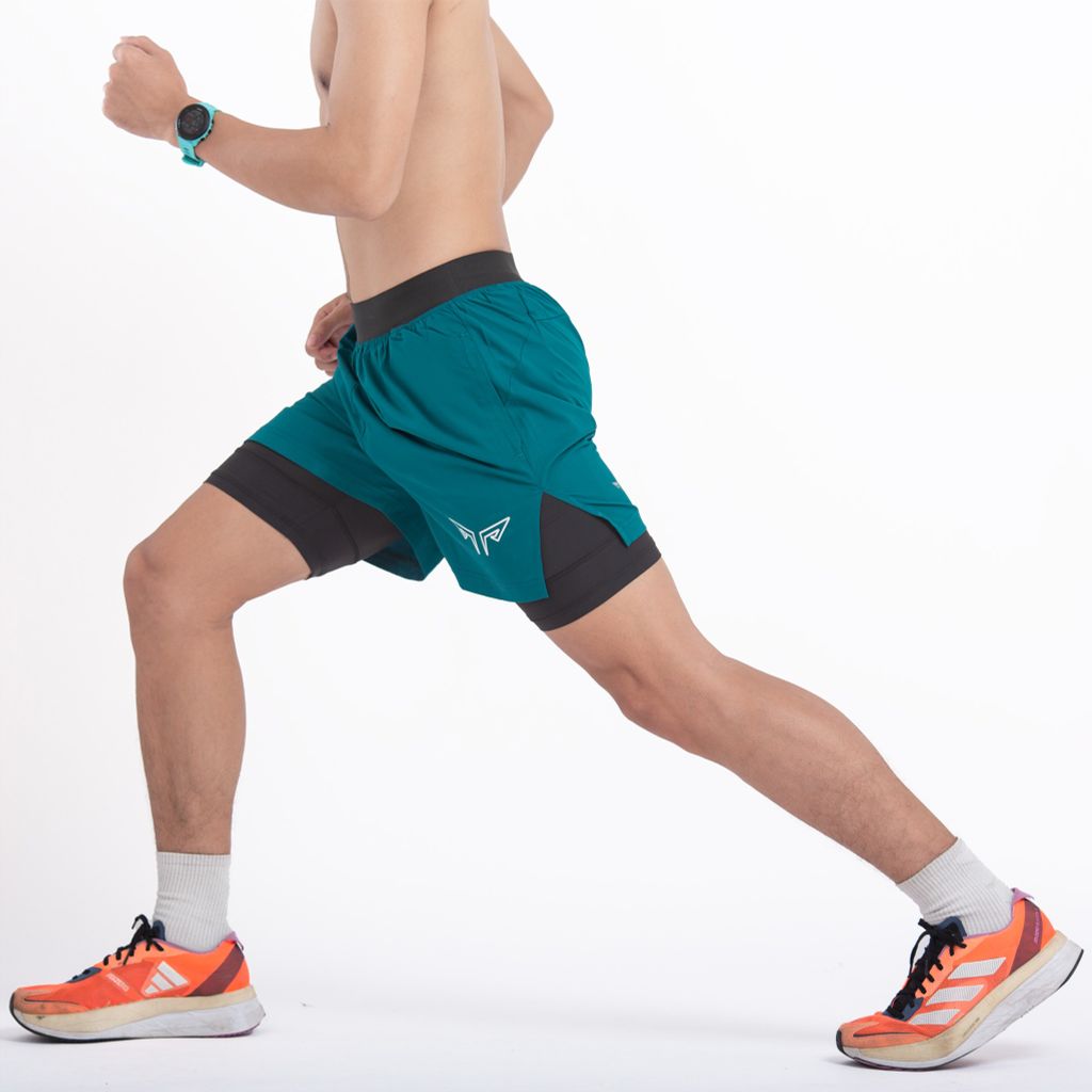 Quần 2 Lớp Chạy Bộ, Tập Gym Wolf Active Essential V1 110, Quần 2 Lớp Chạy Bộ, Tập Gym, Chất Vải Cao Cấp
