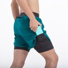 Quần 2 Lớp Chạy Bộ, Tập Gym Wolf Active Essential V1 110, Quần 2 Lớp Chạy Bộ, Tập Gym, Chất Vải Cao Cấp