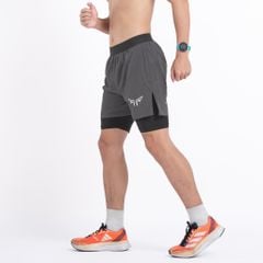 Quần 2 Lớp Chạy Bộ, Tập Gym Wolf Active Essential V1 110, Quần 2 Lớp Chạy Bộ, Tập Gym, Chất Vải Cao Cấp