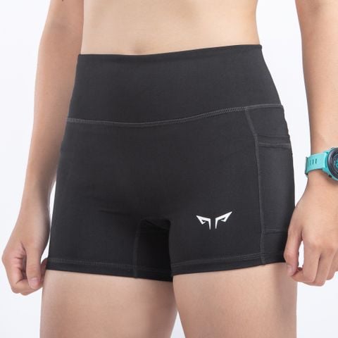 Quần Short Thể Thao Nữ Wolf Active Flex 180,Chạy Bộ, Tập Gym Có Túi, Chất Vải Mềm Mịn, Co Giãn 4 Chiều WOLF60