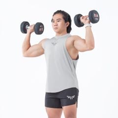 Áo Tanktop Gym Nam Wolf Active Powerfit 187, Áo Ba Lỗ Gym, Vải Poly Mềm Mịn, Co Giãn 4 Chiều, Thấm Hút Mồ Hôi