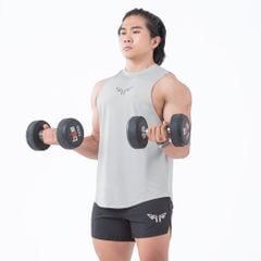 Áo Tanktop Gym Nam Wolf Active Powerfit 187, Áo Ba Lỗ Gym, Vải Poly Mềm Mịn, Co Giãn 4 Chiều, Thấm Hút Mồ Hôi