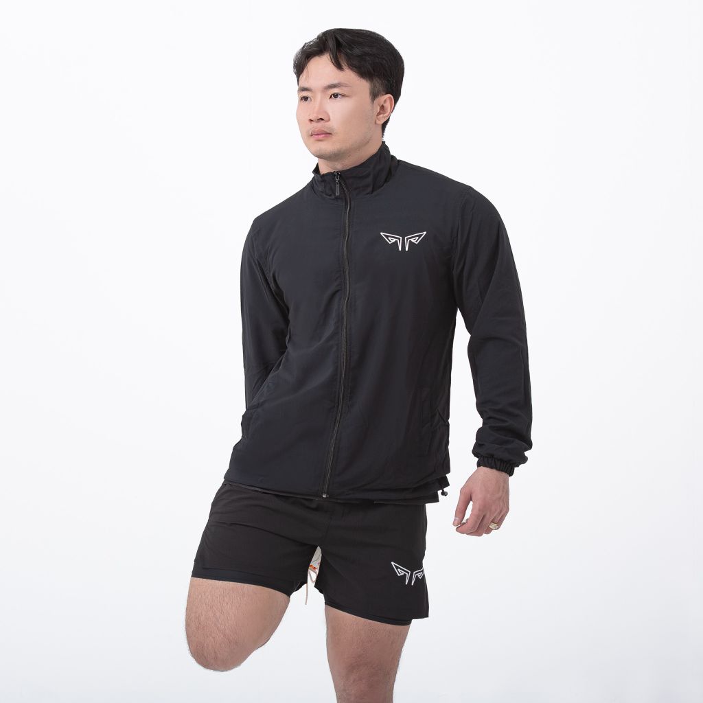 Áo Khoác Thể Thao Wolf Active Essential 72, Áo Khoác 2 Lớp, Chất Vải Nhẹ, Mát