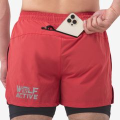 Quần Thể Thao 2 lớp 2in1 Nam Wolf Active Essential V2 175,Thoải Mái Vận Động, Tiện Lợi Mọi Lúc