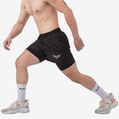 Quần Thể Thao 2 lớp 2in1 Nam Wolf Active Essential V2 175,Thoải Mái Vận Động, Tiện Lợi Mọi Lúc