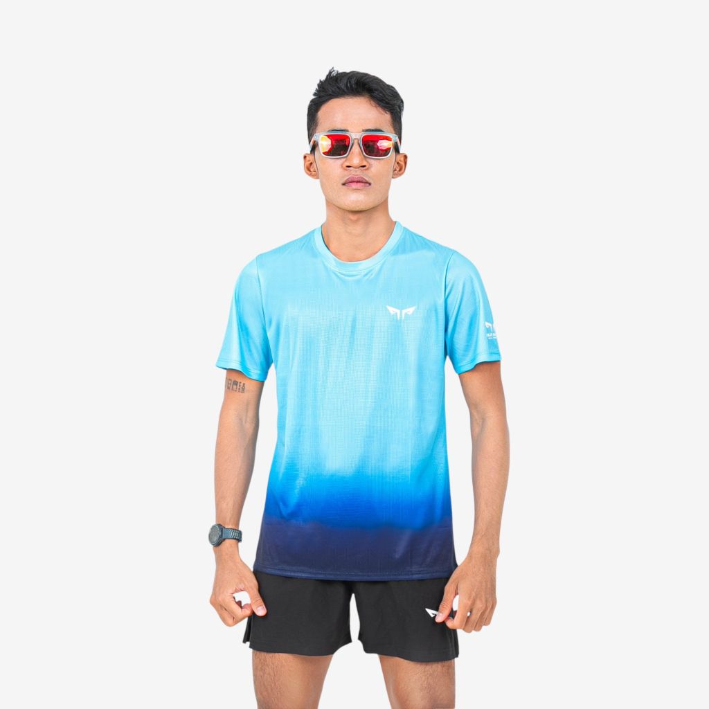Áo Thun Chạy Bộ Nam Base Run 225, Áo Chạy Bộ Thoáng Khí, Nhẹ, Nhanh Khô, chất vải Active Pro