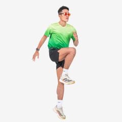 Áo Thun Chạy Bộ Nam Base Run 225, Áo Chạy Bộ Thoáng Khí, Nhẹ, Nhanh Khô, chất vải Active Pro