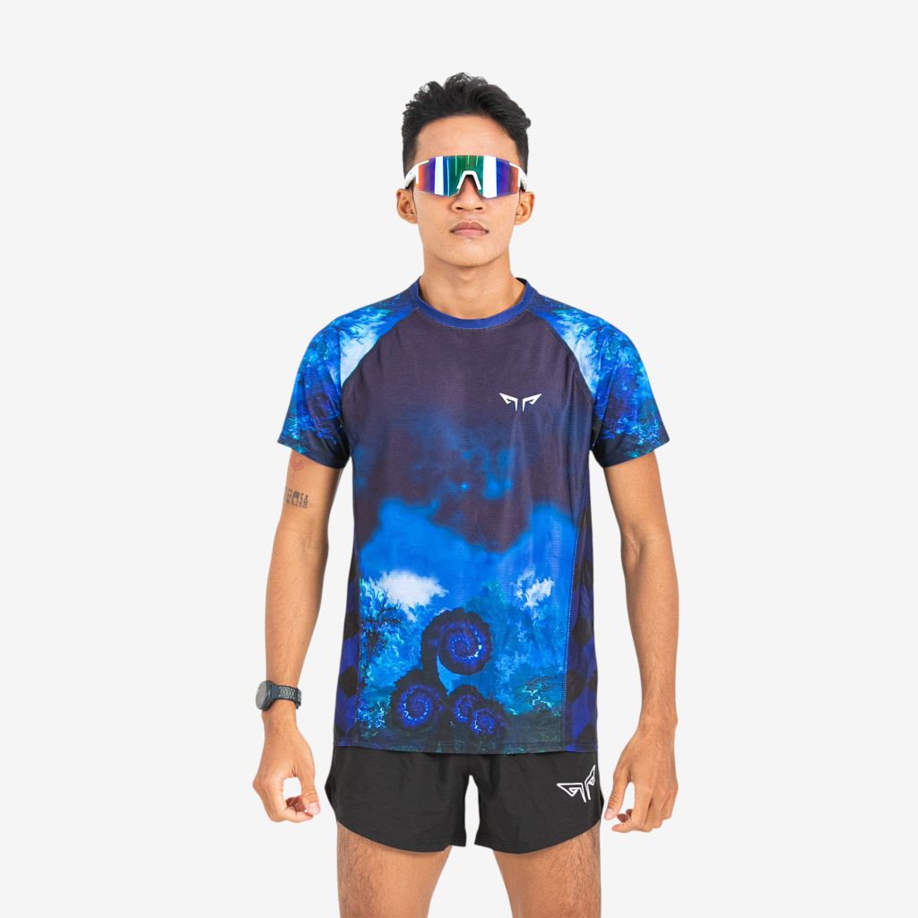Áo Thun Nam Chạy Bộ Wolf Active Dark Fern 261, Form Mạnh Mẽ, Chất Vải Nhẹ, Thiết Kế Đẳng Cấp