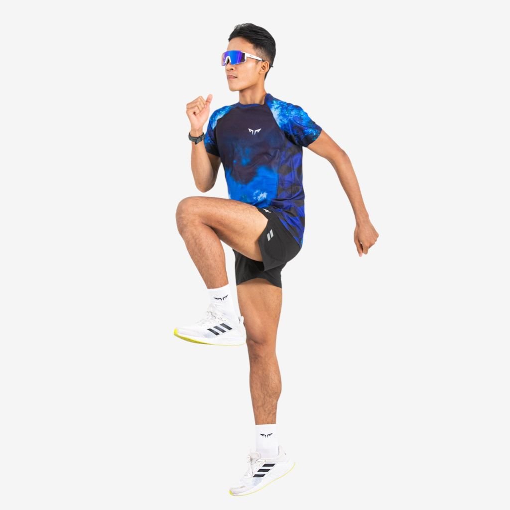 Áo Thun Nam Chạy Bộ Wolf Active Dark Fern 261, Form Mạnh Mẽ, Chất Vải Nhẹ, Thiết Kế Đẳng Cấp