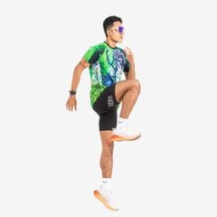 Áo Thun Chạy Bộ Nam Wolf Active Fern Cell 265, Chất Vải Wolf Active Siêu Nhẹ, Thoáng Khí, Đẹp Mắt