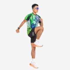 Áo Thun Chạy Bộ Nam Wolf Active Fern Cell 265, Chất Vải Wolf Active Siêu Nhẹ, Thoáng Khí, Đẹp Mắt