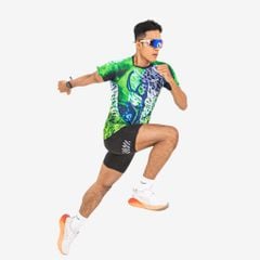 Áo Thun Chạy Bộ Nam Wolf Active Fern Cell 265, Chất Vải Wolf Active Siêu Nhẹ, Thoáng Khí, Đẹp Mắt