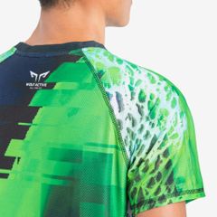 Áo Thun Chạy Bộ Nam Wolf Active Fern Cell 265, Chất Vải Wolf Active Siêu Nhẹ, Thoáng Khí, Đẹp Mắt