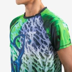 Áo Thun Chạy Bộ Nam Wolf Active Fern Cell 265, Chất Vải Wolf Active Siêu Nhẹ, Thoáng Khí, Đẹp Mắt