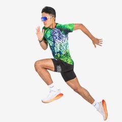 Áo Thun Chạy Bộ Nam Wolf Active Fern Cell 265, Chất Vải Wolf Active Siêu Nhẹ, Thoáng Khí, Đẹp Mắt