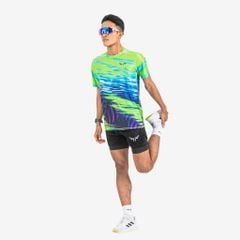Áo Thun Chạy Bộ Nam Wolf Active The Leaf 260, Thiết Kế Đẳng Cấp, Vải Siêu Nhẹ, Thoáng Khí, Mát Mẻ