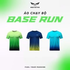 Áo Thun Chạy Bộ Nam Base Run 225, Áo Chạy Bộ Thoáng Khí, Nhẹ, Nhanh Khô, chất vải Active Pro