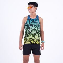 Áo Singlet Chạy Bộ Wolf Active Vui Vẻ 1 - 36, Áo Chạy Bộ Cao Cấp, Quick Dry, Nhanh Khô, Co Giãn 4 Chiều