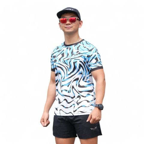 Áo Chạy Bộ Nam Wolf Active Vượt Sóng 55, Áo Chạy Bộ Nam Wolf Active Chất Vải Maxcool Mềm Mịn, Mát Mẻ, Co Giãn 4 Chiều