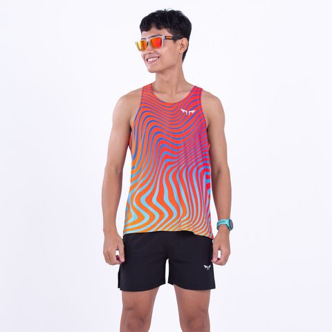 Áo Singlet Chạy Bộ Wolf Active Vui Vẻ 2 - 35, Áo Chạy Bộ Cao Cấp, Quick Dry, Nhanh Khô, Co Giãn 4 Chiều